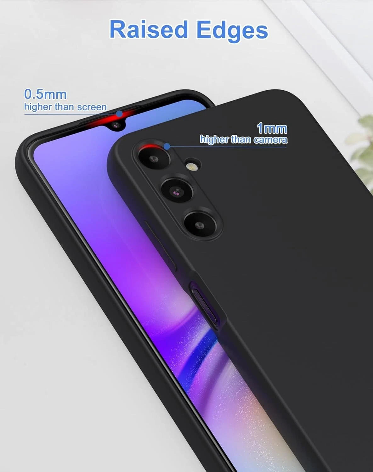 Gel Case For Samsung Galaxy A05s| Silicon mate black cover