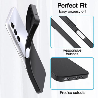 Gel Case For Samsung Galaxy A05s| Silicon mate black cover
