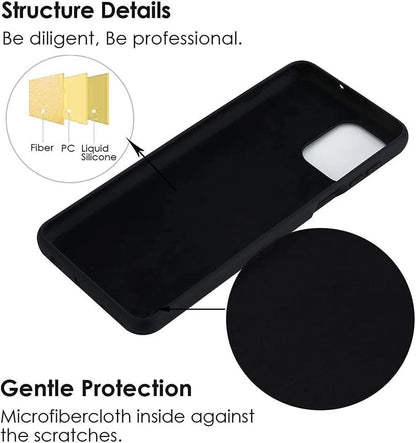 Gel Case For Samsung Galaxy A25 | Silicon mate black cover