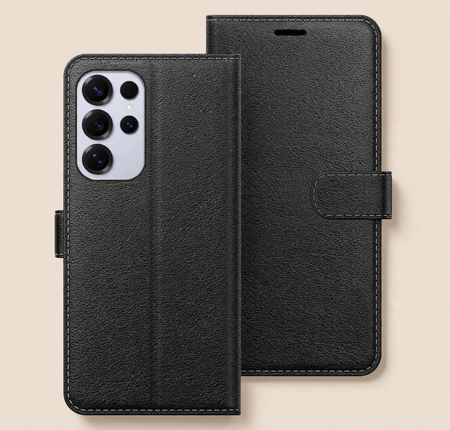 Leather Book Case for Samsung Galaxy S25 ULTRA