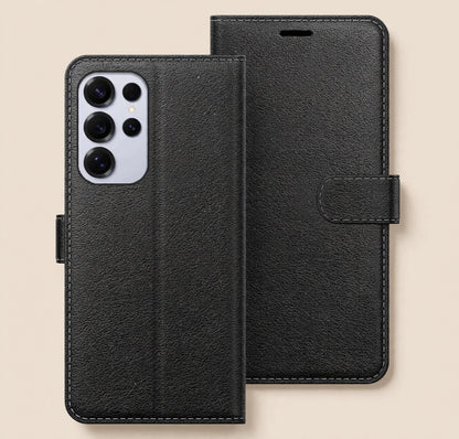 Leather Book Case for Samsung Galaxy S25 ULTRA