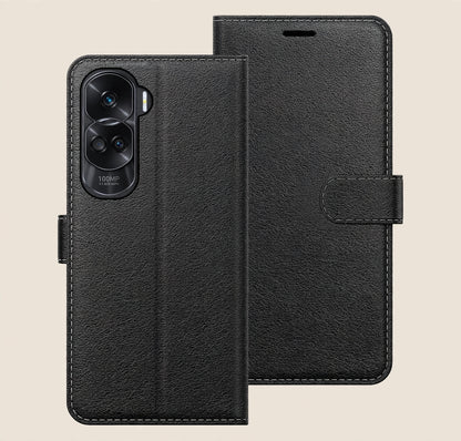 Leather Book Case for HONOR 90 LITE