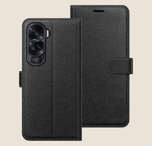 Leather Book Case for HONOR 90 LITE