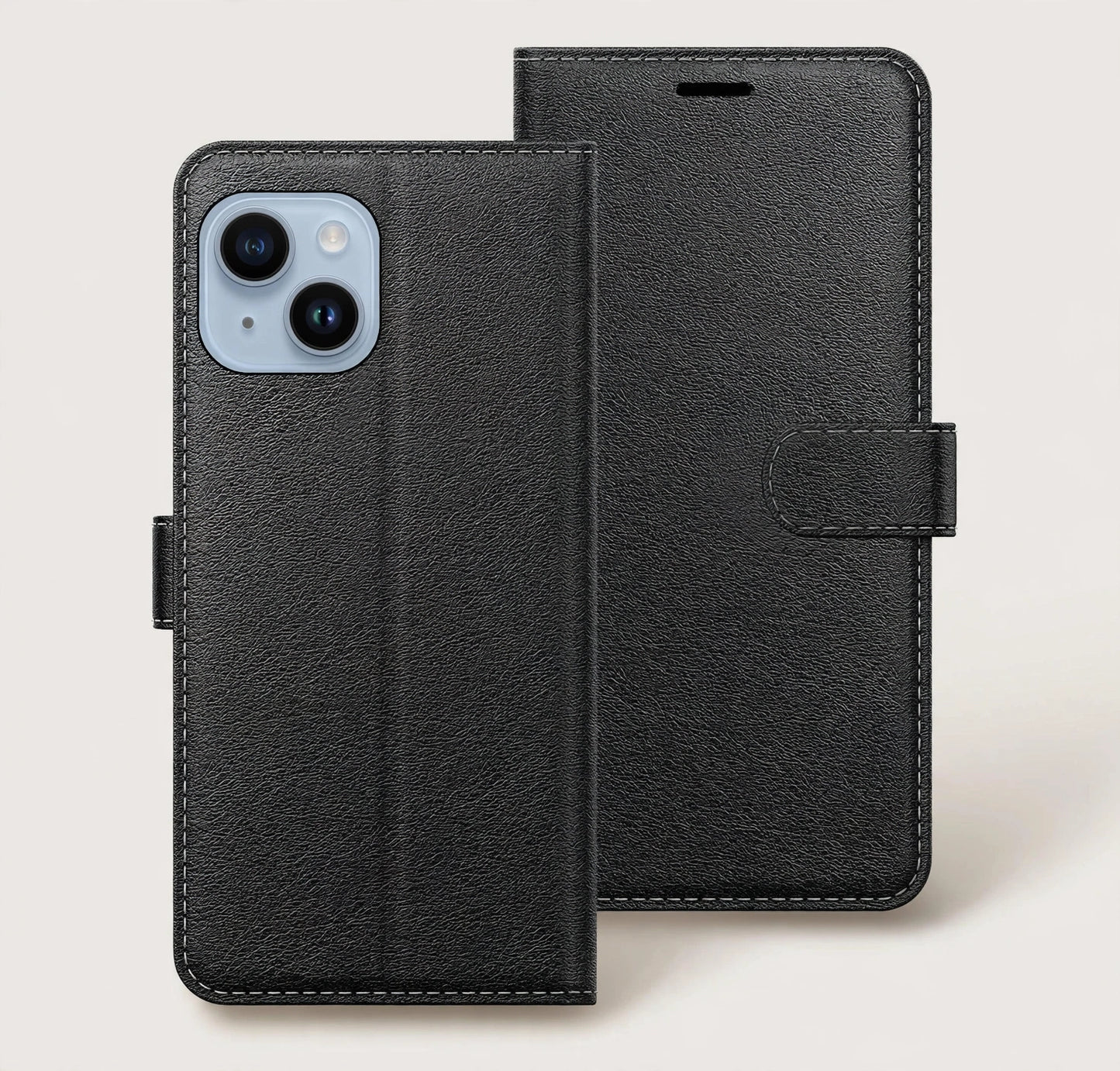 Leather Book Case for IPhone 14
