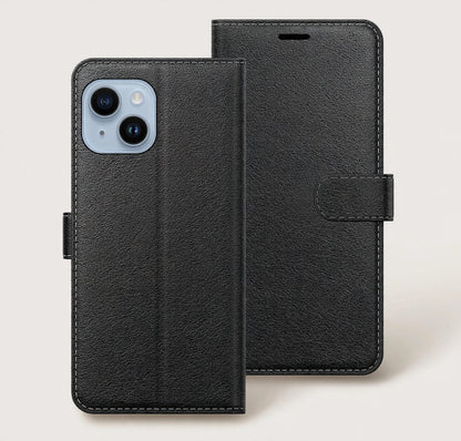 Leather Book Case for IPhone 14