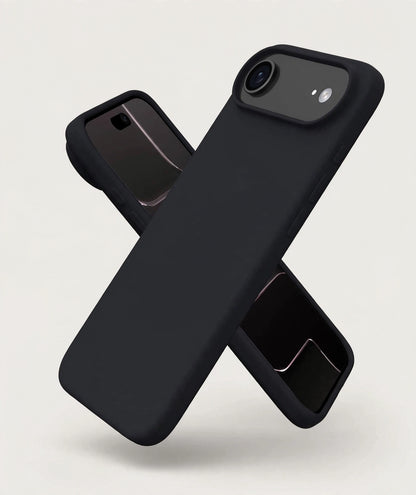 Gel Case Cover Liquid Soft Silicon Matte Black For Apple iPhone 17 Air