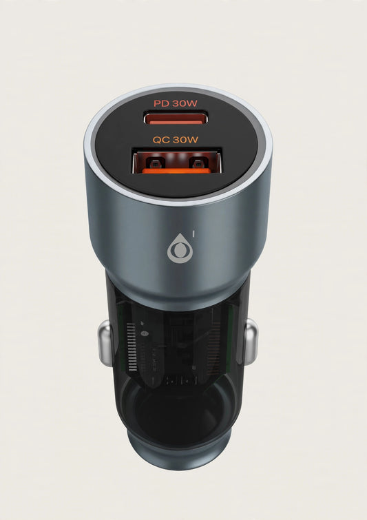 TYPE-C + USB 38W  CAR PLUG NA0454