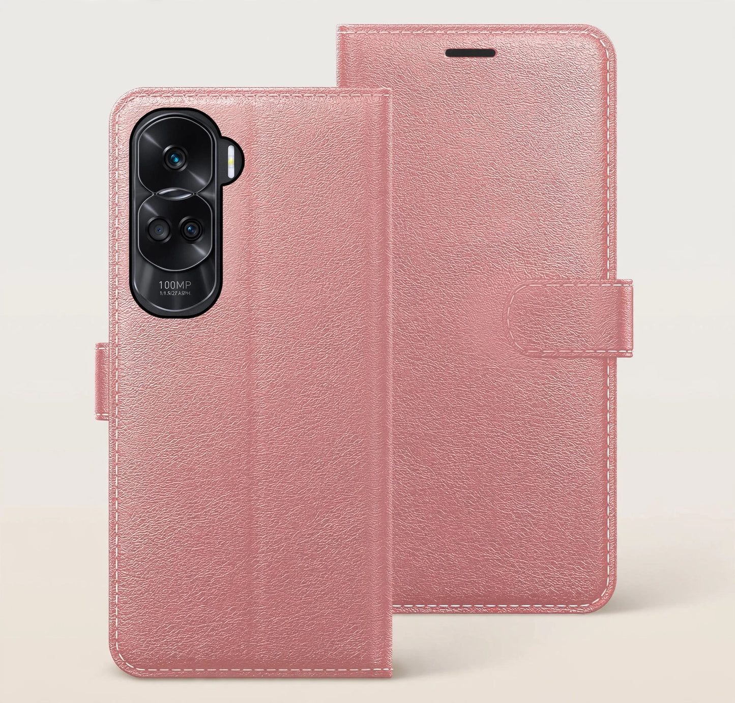 Leather Book Case for HONOR 90 LITE