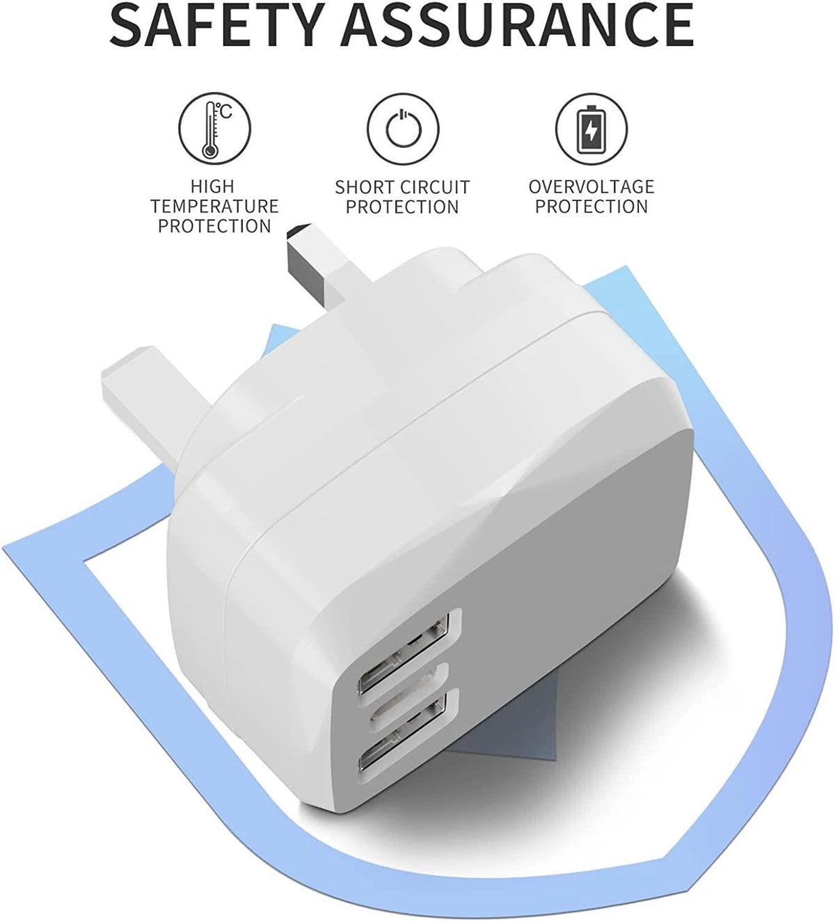 USB-C Charger 20W Fast Charging 3 Port Adaptor