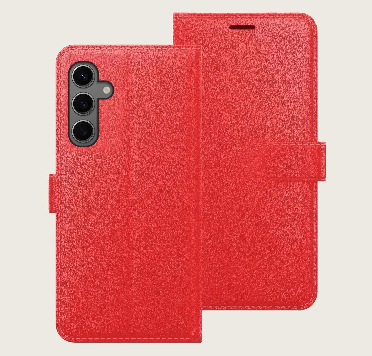 Leather Book Case for Samsung Galaxy S25