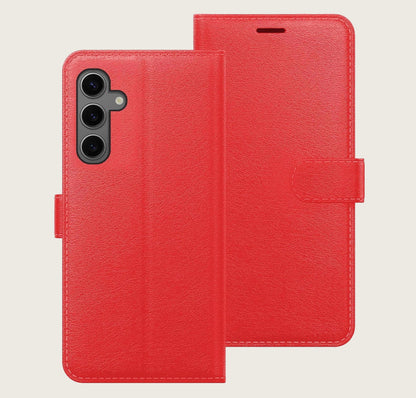 Leather Book Case for Samsung Galaxy S25