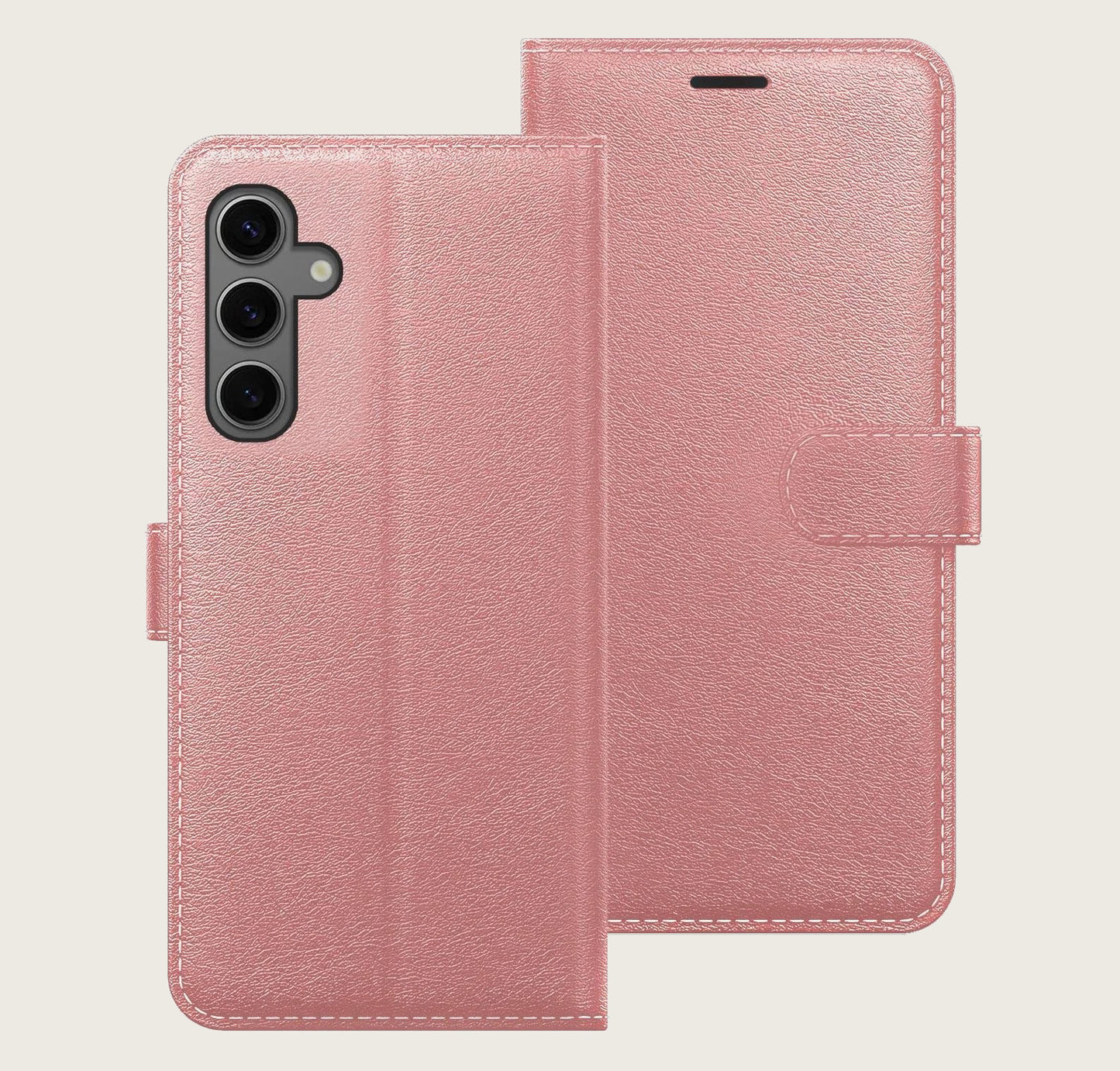 Leather Book Case for Samsung Galaxy S25+