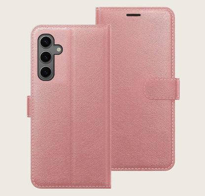 Leather Book Case for Samsung Galaxy S25+