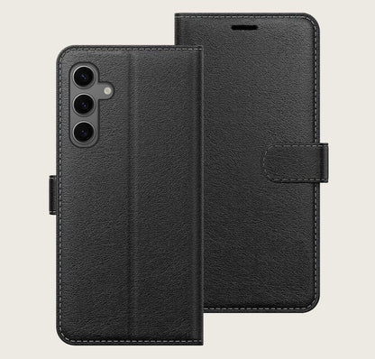 Leather Book Case for Samsung Galaxy S25+