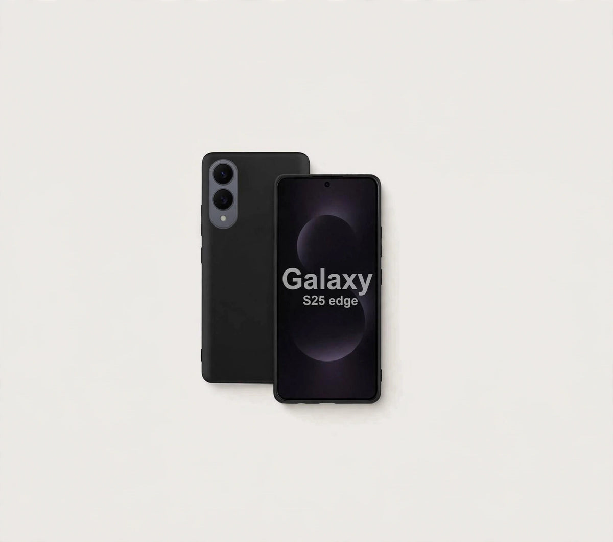 Gel Case For Samsung Galaxy S25edge | Silicon mate black cover