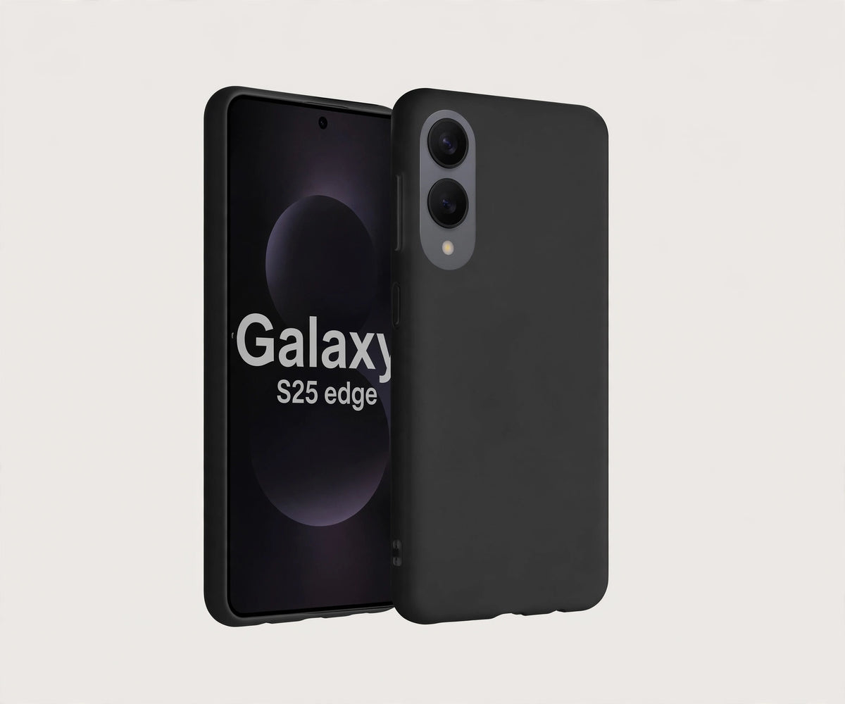 Gel Case For Samsung Galaxy S25edge | Silicon mate black cover