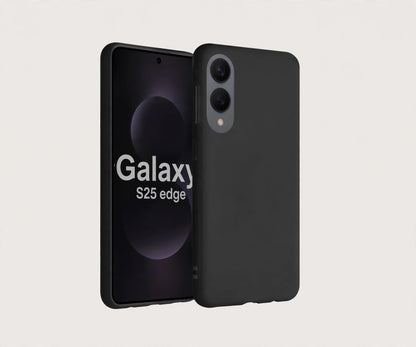 Gel Case For Samsung Galaxy S25edge | Silicon mate black cover