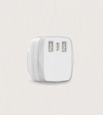 USB-C Charger 20W Fast Charging 3 Port Adaptor